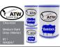 Preview: Chevrolet, Medium Dark Gray (Interior), 82 / WA8247: 500ml Lackdose + 500ml Klarlack + 250ml Härter - Set, von ATW Autoteile West.